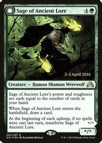 Sage of Ancient Lore — Prerelease Cards