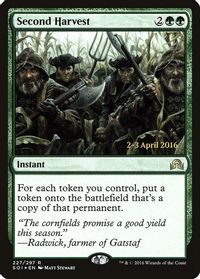 Second Harvest — Prerelease Cards