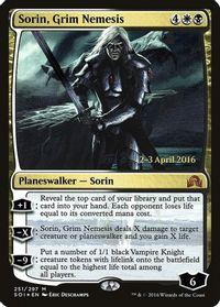 Sorin, Grim Nemesis — Prerelease Cards