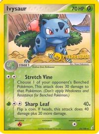 Ivysaur - 35/100 (Prerelease) — Nintendo Promos