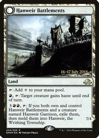 Hanweir Battlements — Prerelease Cards