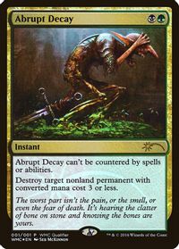 Abrupt Decay — WMCQ Promo Cards