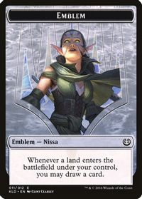 Emblem - Nissa, Vital Force — Kaladesh
