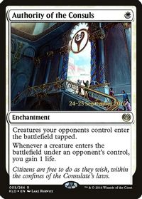 Authority of the Consuls (KLD) — Prerelease Cards