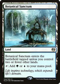 Botanical Sanctum (KLD) — Prerelease Cards