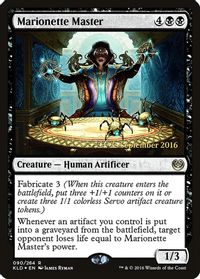 Marionette Master — Prerelease Cards