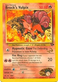 Brock's Vulpix [W Stamped] — WoTC Promo