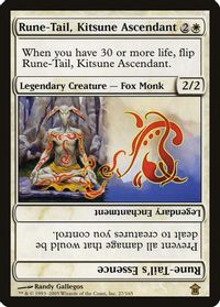 Rune-Tail, Kitsune Ascendant — Saviors of Kamigawa