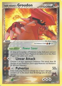 Team Magma's Groudon - 9/95 (EX Team Magma vs Team Aqua) — Deck Exclusives