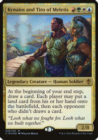 Kynaios and Tiro of Meletis (Commander 2016) — Oversize Cards