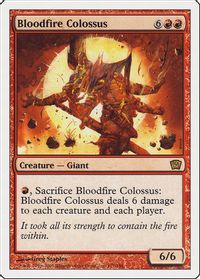 Bloodfire Colossus — 9th Edition