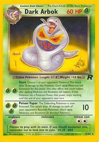 Dark Arbok [W Stamped] — WoTC Promo