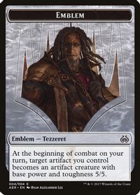 Emblem - Tezzeret the Schemer — Aether Revolt