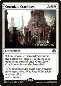 Consulate Crackdown — Prerelease Cards