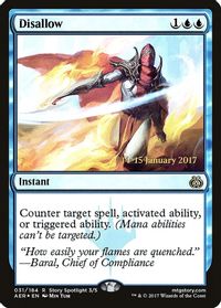 Disallow — Prerelease Cards