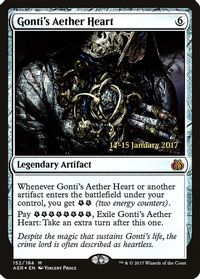 Gonti's Aether Heart — Prerelease Cards