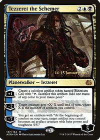 Tezzeret the Schemer — Prerelease Cards