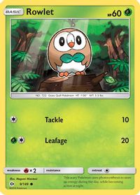 Rowlet — SM Base Set