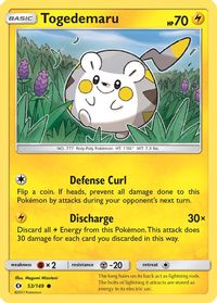 Togedemaru — SM Base Set