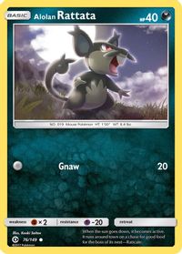 Alolan Rattata — SM Base Set