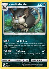Alolan Raticate — SM Base Set