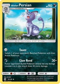 Alolan Persian — SM Base Set