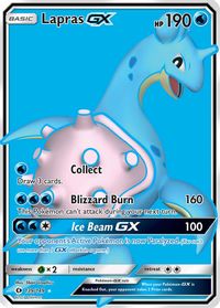 Lapras GX (Full Art) — SM Base Set