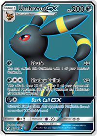 Umbreon GX (Full Art) — SM Base Set