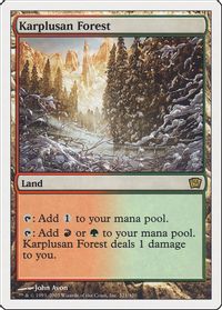 Karplusan Forest — 9th Edition