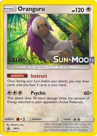 Oranguru - SM13 (Prerelease) [Staff] — SM Promos