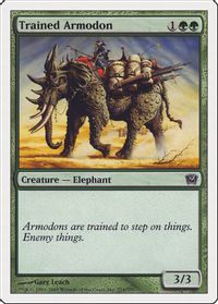 Trained Armodon — 9th Edition