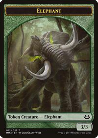 Elephant Token — Modern Masters 2017