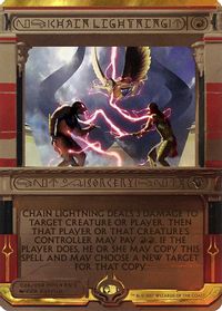 Chain Lightning — Masterpiece Series: Amonkhet Invocations
