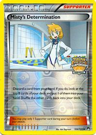 Misty's Determination - 104/122 (Regional Championships) — League & Championship Cards