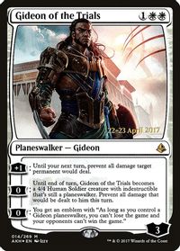 Gideon of the Trials — Prerelease Cards