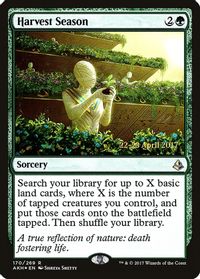 Harvest Season — Prerelease Cards
