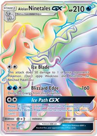 Alolan Ninetales GX (Secret) — SM - Guardians Rising