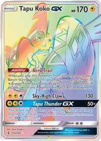 Tapu Koko GX (Secret) — SM - Guardians Rising
