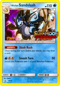 Alolan Sandslash - SM18 (Prerelease) [Staff] — SM Promos