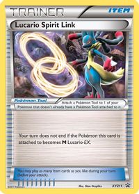 Lucario Spirit Link — XY Promos