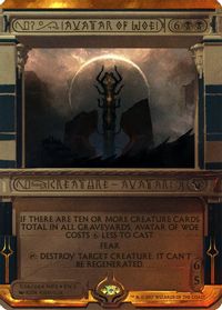 Avatar of Woe — Masterpiece Series: Amonkhet Invocations
