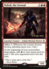 Neheb, the Eternal — Prerelease Cards