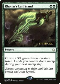Rhonas's Last Stand — Prerelease Cards