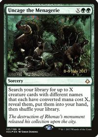 Uncage the Menagerie — Prerelease Cards