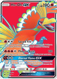 Ho-Oh GX (Full Art) — SM - Burning Shadows