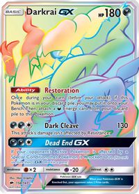 Darkrai GX (Secret) — SM - Burning Shadows