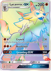 Lycanroc GX (Secret) — SM - Burning Shadows