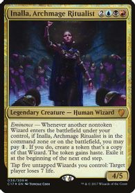 Inalla, Archmage Ritualist (Commander 2017) — Oversize Cards