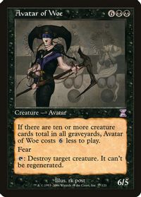 Avatar of Woe — Timeshifted