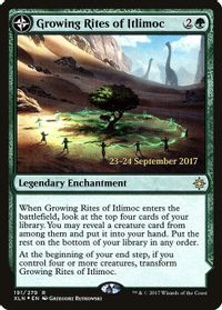 Growing Rites of Itlimoc (XLN) — Prerelease Cards